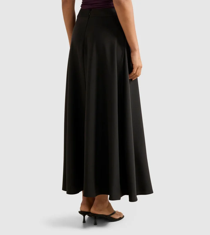 forever new  MARIA Pleated Maxi Skirt for Women | Best Price UAE